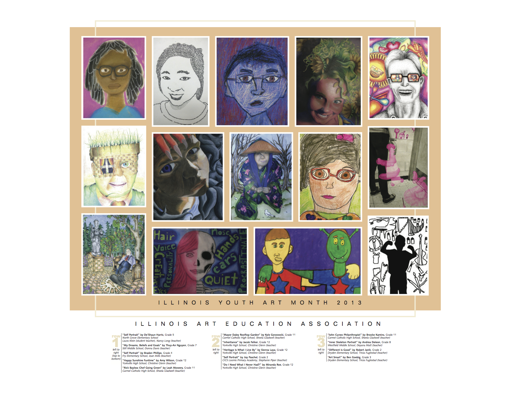 2013 Youth Art Month Poster image